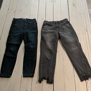 2 Pairs of Good American Jeans